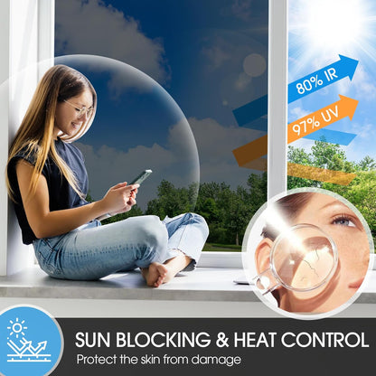 SolarShield Dual Reflective - High Heat rejection Silver Films - Solar + Privacy film