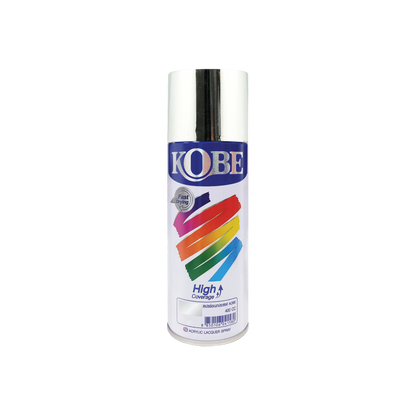 Kobe Spray Paints, Chrome & Copper  - 400ml premium grade aerosol spray, All purpose paint