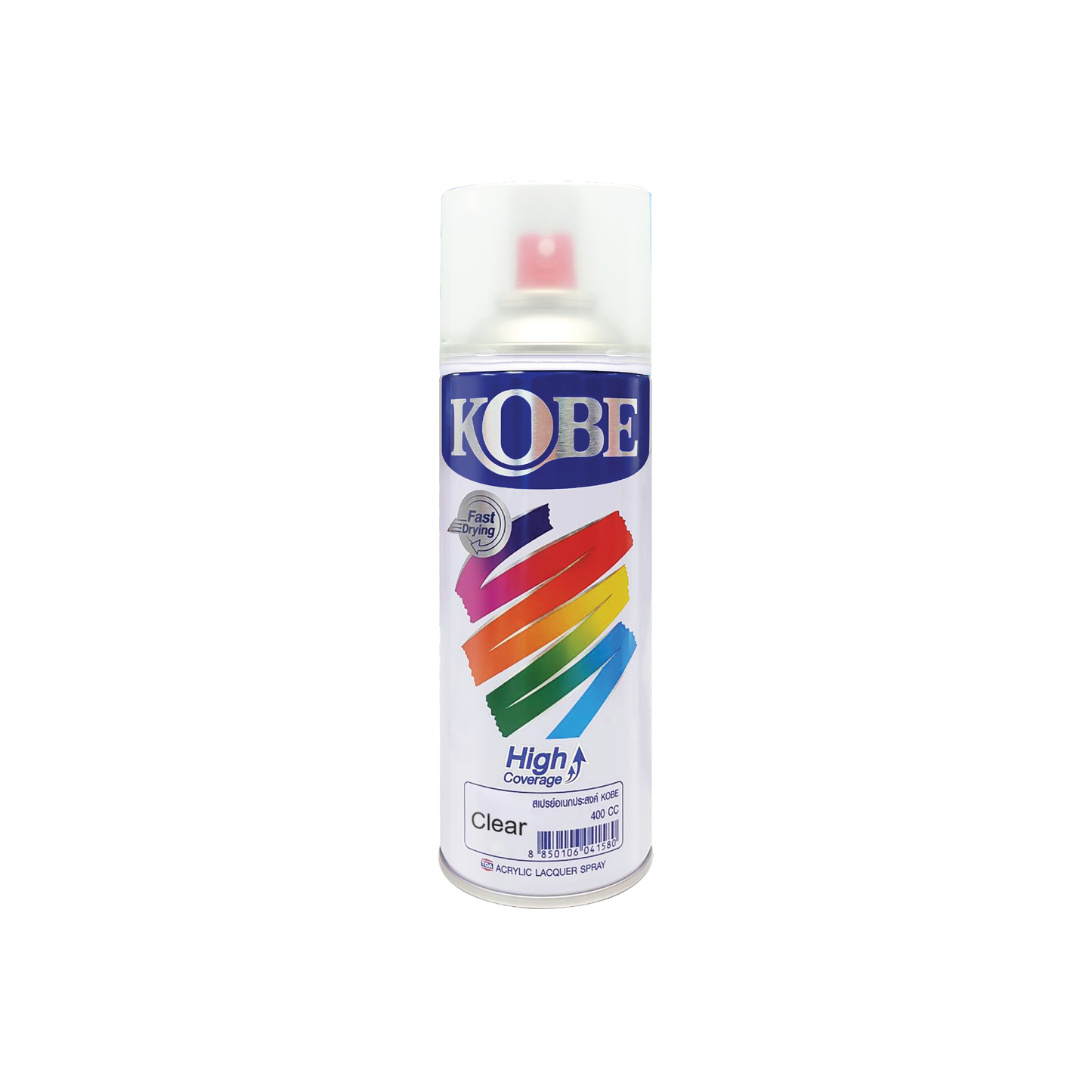 Kobe Spray Paint - Clear/Matte Lacquer  - 400ml premium grade aerosol spray, All purpose paint