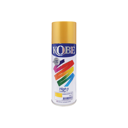 Kobe Spray Paints , Gold Color range,  400ml premium grade aerosol spray, All purpose paint